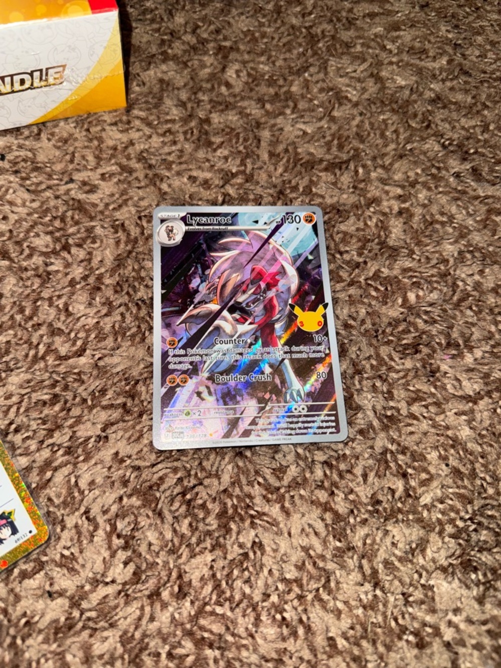Lycanroc 138/128 Pokemon 30th Celebration